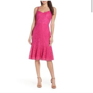 NWOT Chelsea28 Pink Lace Dress